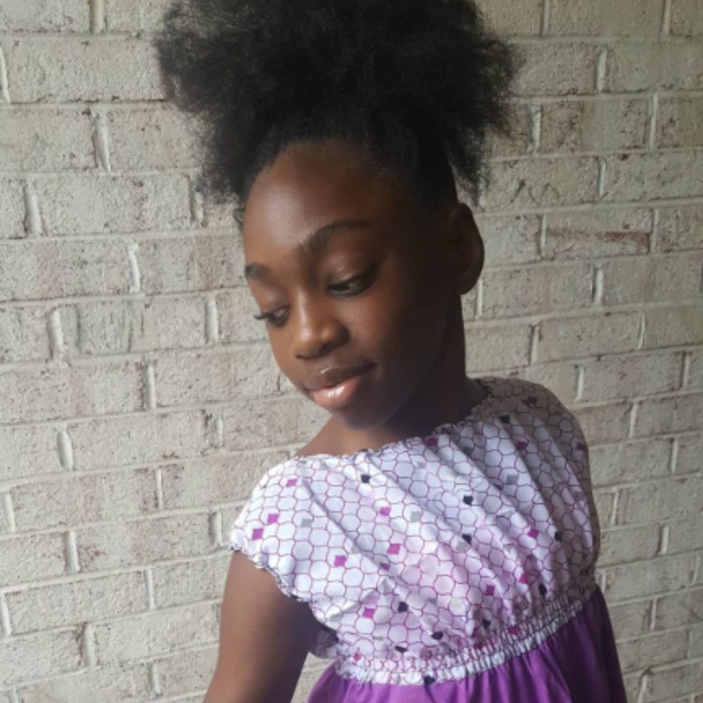 Purple Geo Print Dress